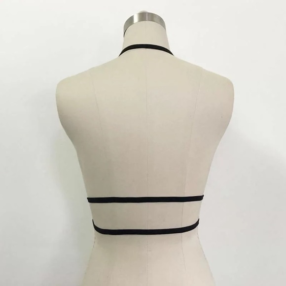 New! Sexy Strappy Cage Harness Bra - Picture 6 of 6